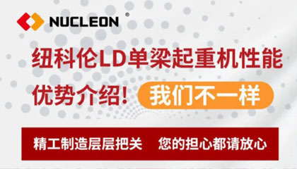 紐科倫LD單梁起重機性能優(yōu)勢介紹！我們不一樣